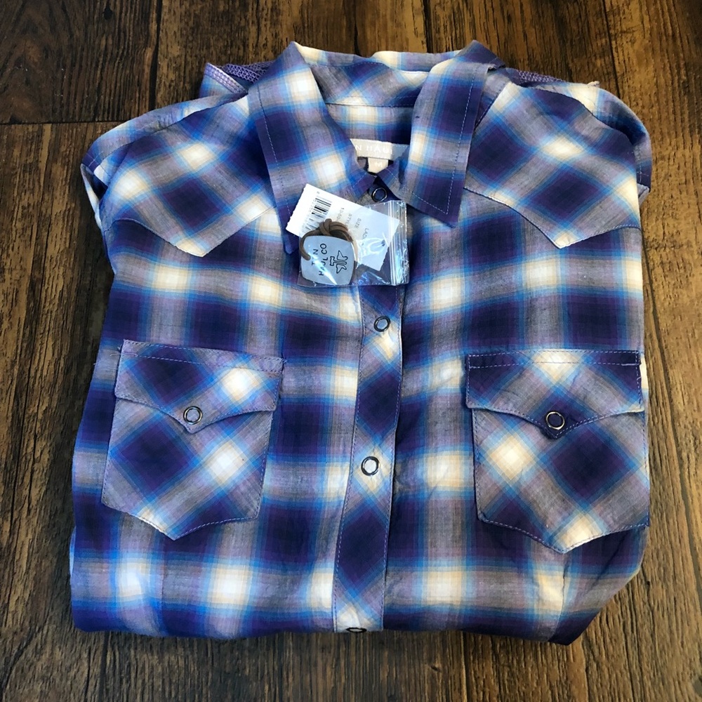 Tin Haul Co. Button Top